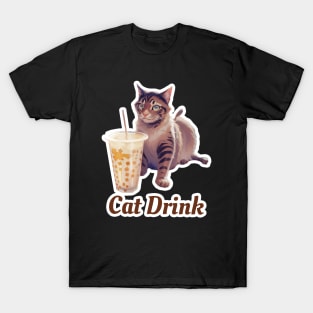 Cat Drink Lover T-Shirt